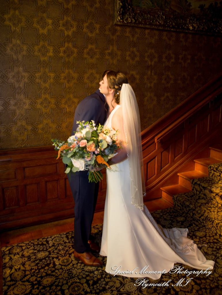 Andrea & Jonathan at The Whitney Detroit MI wedding photograph