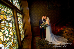 Andrea & Jonathan at The Whitney Detroit MI wedding photograph