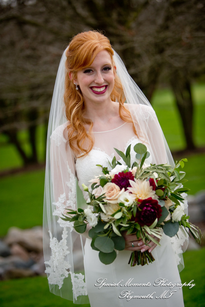Heather & Clark at Stonebridge Golf Club Ann Arbor MI wedding photograph