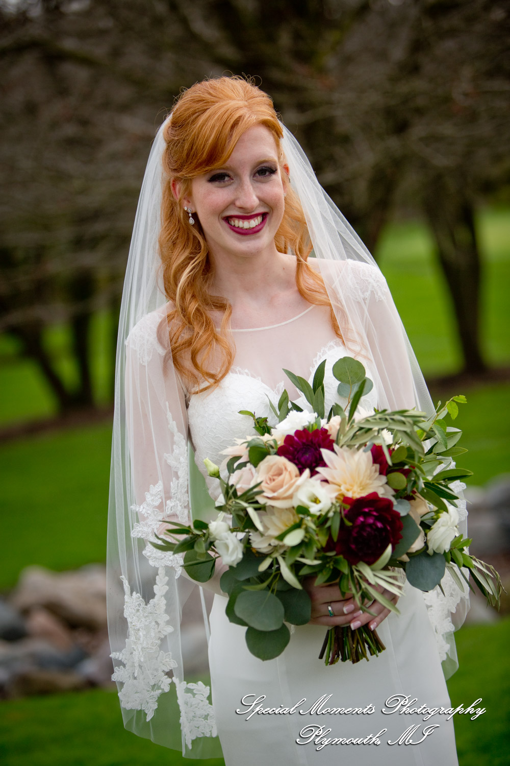 Heather & Clark at Stonebridge Golf Club Ann Arbor MI wedding photograph