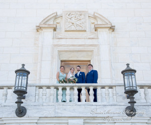 Andrea & Jonathan at Detroit Public Library Detroit MI wedding photograph