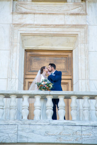 Andrea & Jonathan at Detroit Public Library Detroit MI wedding photograph