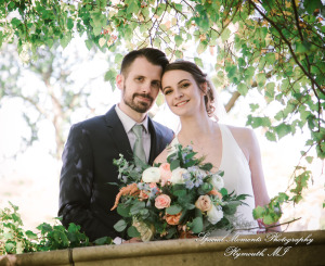 Andrea & Jonathan at Detroit Public Library Detroit MI wedding photograph