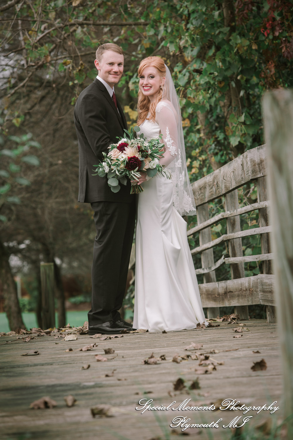 Heather & Clark at Stonebridge Golf Club Ann Arbor MI wedding photograph