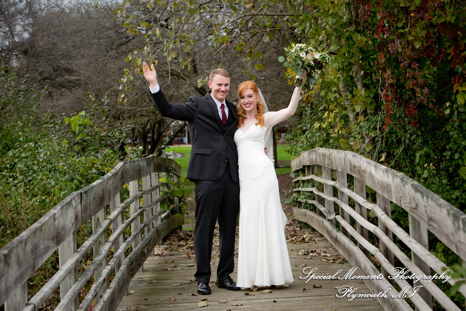 Heather & Clark at Stonebridge Golf Club Ann Arbor MI wedding photograph