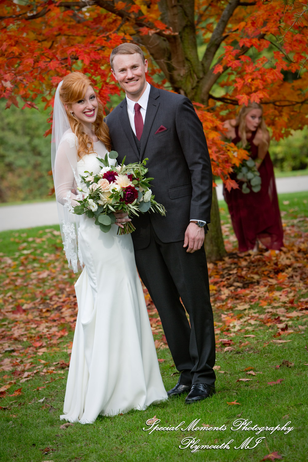 Heather & Clark at Stonebridge Golf Club Ann Arbor MI wedding photograph