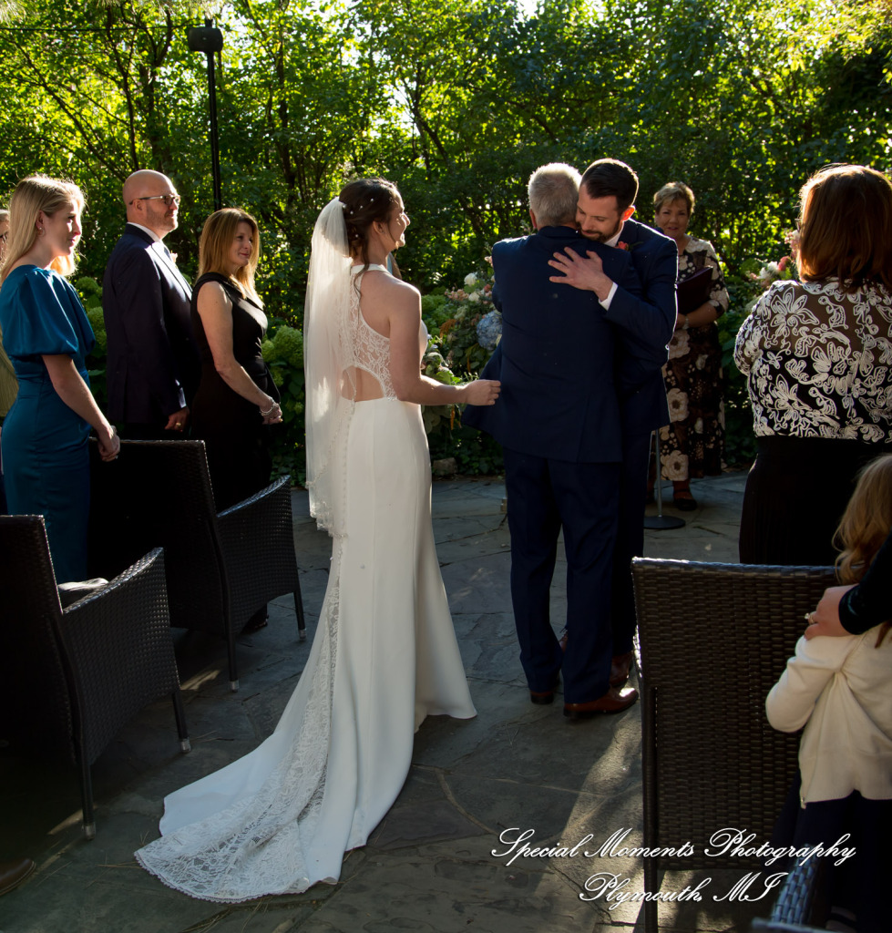 Andrea & Jonathan at The Whitney Detroit MI wedding photograph
