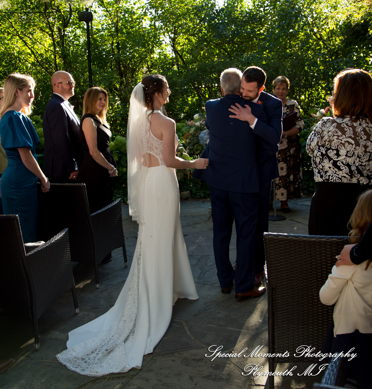 Andrea & Jonathan at The Whitney Detroit MI wedding photograph