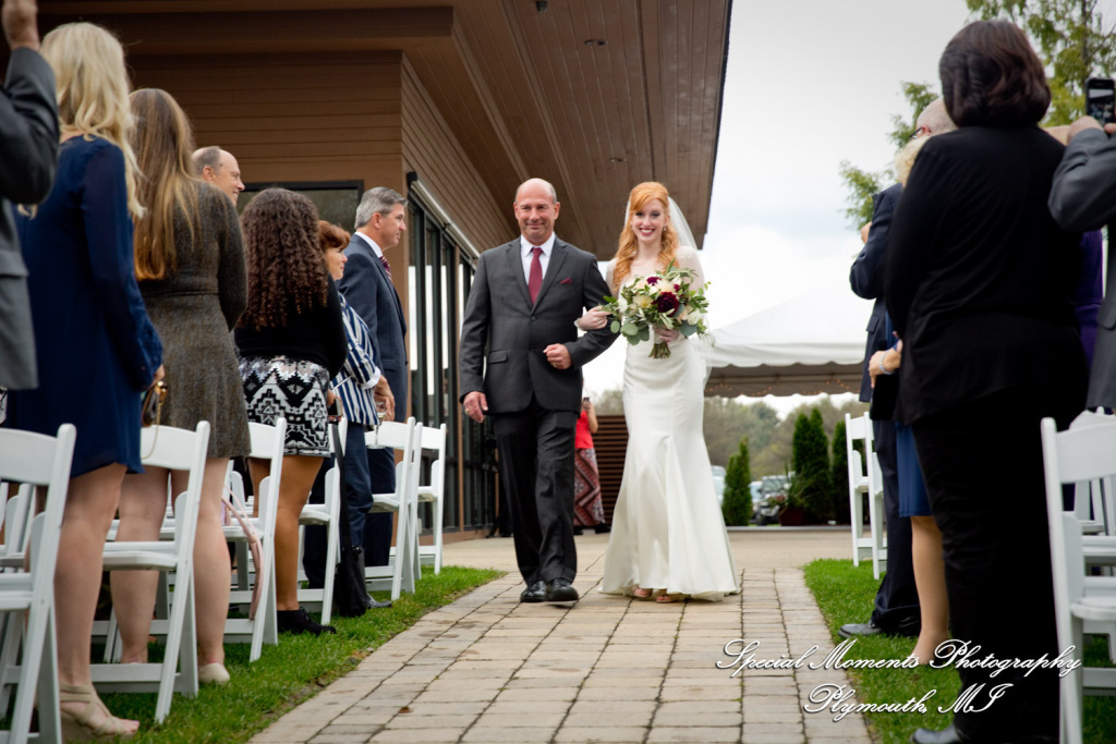 Heather & Clark at Stonebridge Golf Club Ann Arbor MI wedding photograph