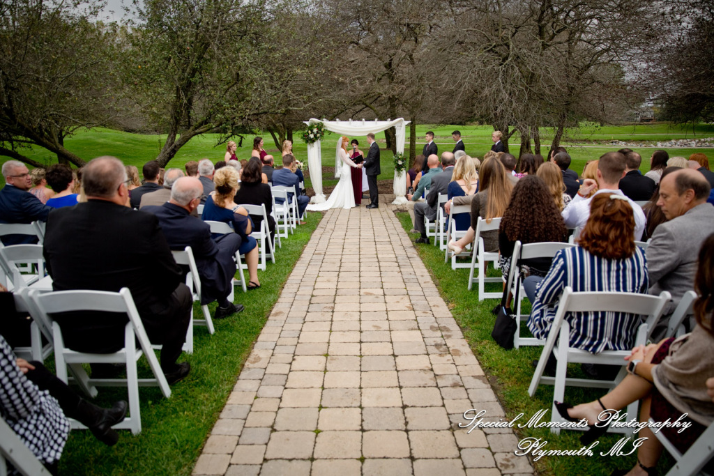 Heather & Clark at Stonebridge Golf Club Ann Arbor MI wedding photograph