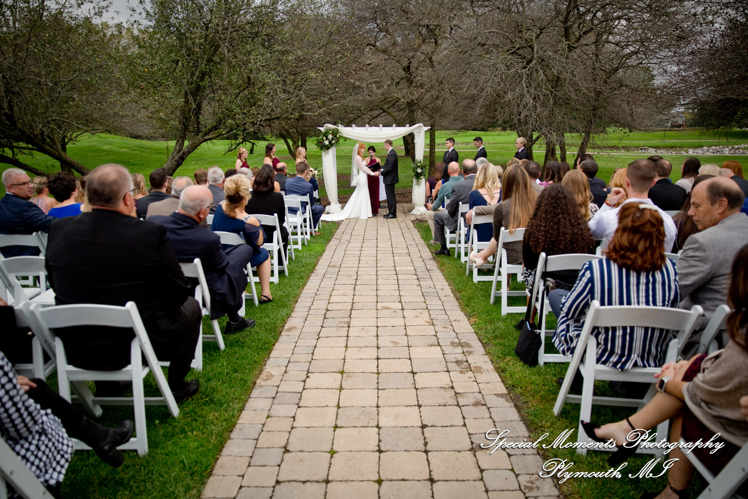 Heather & Clark at Stonebridge Golf Club Ann Arbor MI wedding photograph