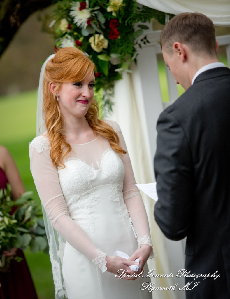 Heather & Clark at Stonebridge Golf Club Ann Arbor MI wedding photograph