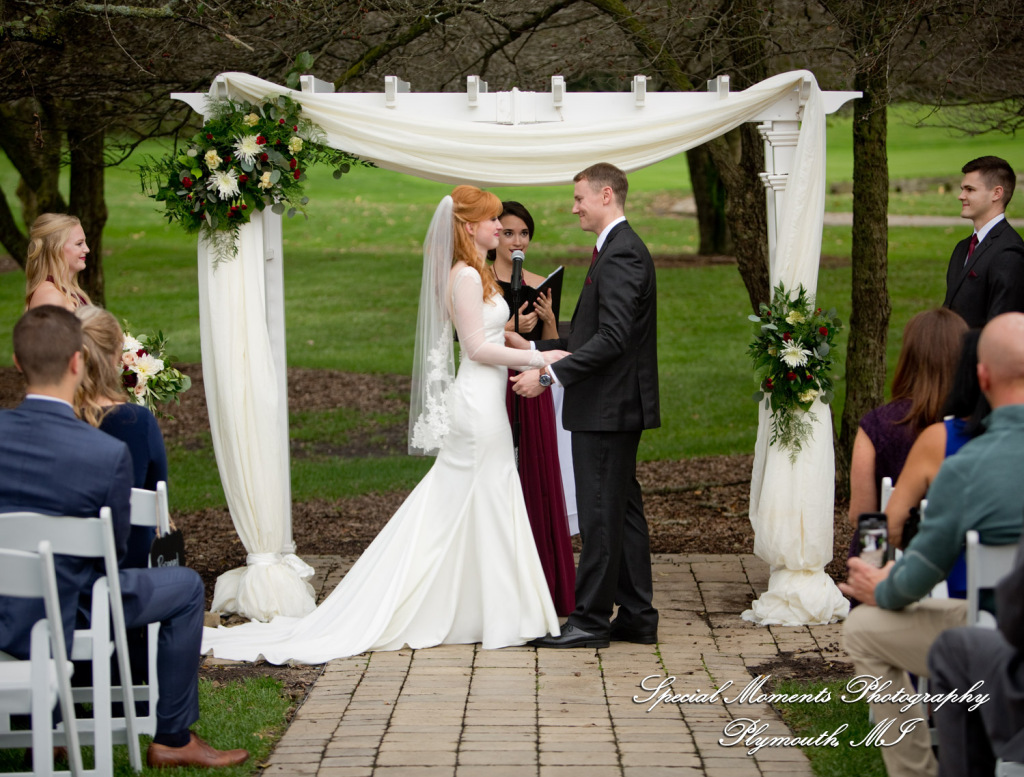 Heather & Clark at Stonebridge Golf Club Ann Arbor MI wedding photograph
