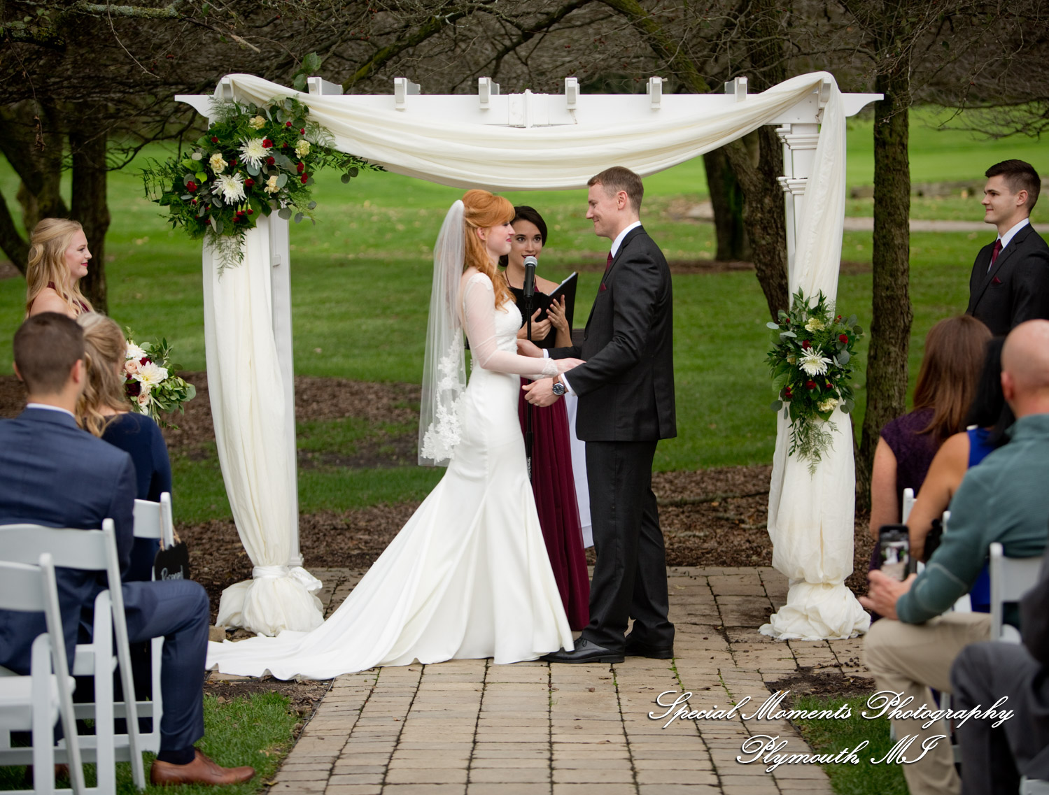 Heather & Clark at Stonebridge Golf Club Ann Arbor MI wedding photograph