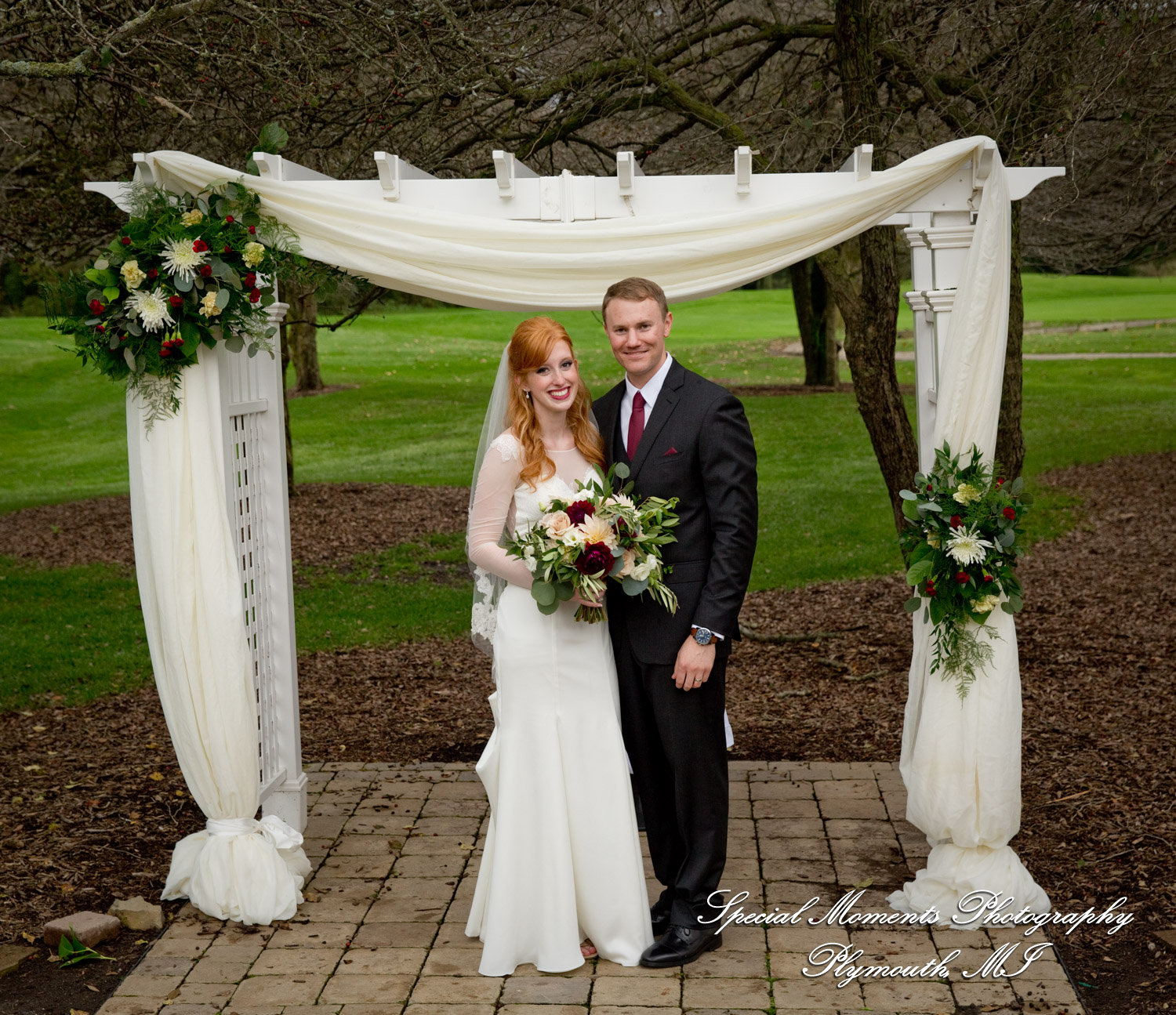 Heather & Clark at Stonebridge Golf Club Ann Arbor MI wedding photograph