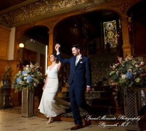 Andrea & Jonathan at The Whitney Detroit MI wedding photograph