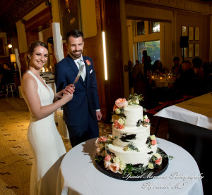 Andrea & Jonathan at The Whitney Detroit MI wedding photograph