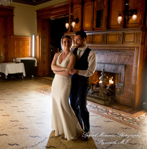 Andrea & Jonathan at The Whitney Detroit MI wedding photograph