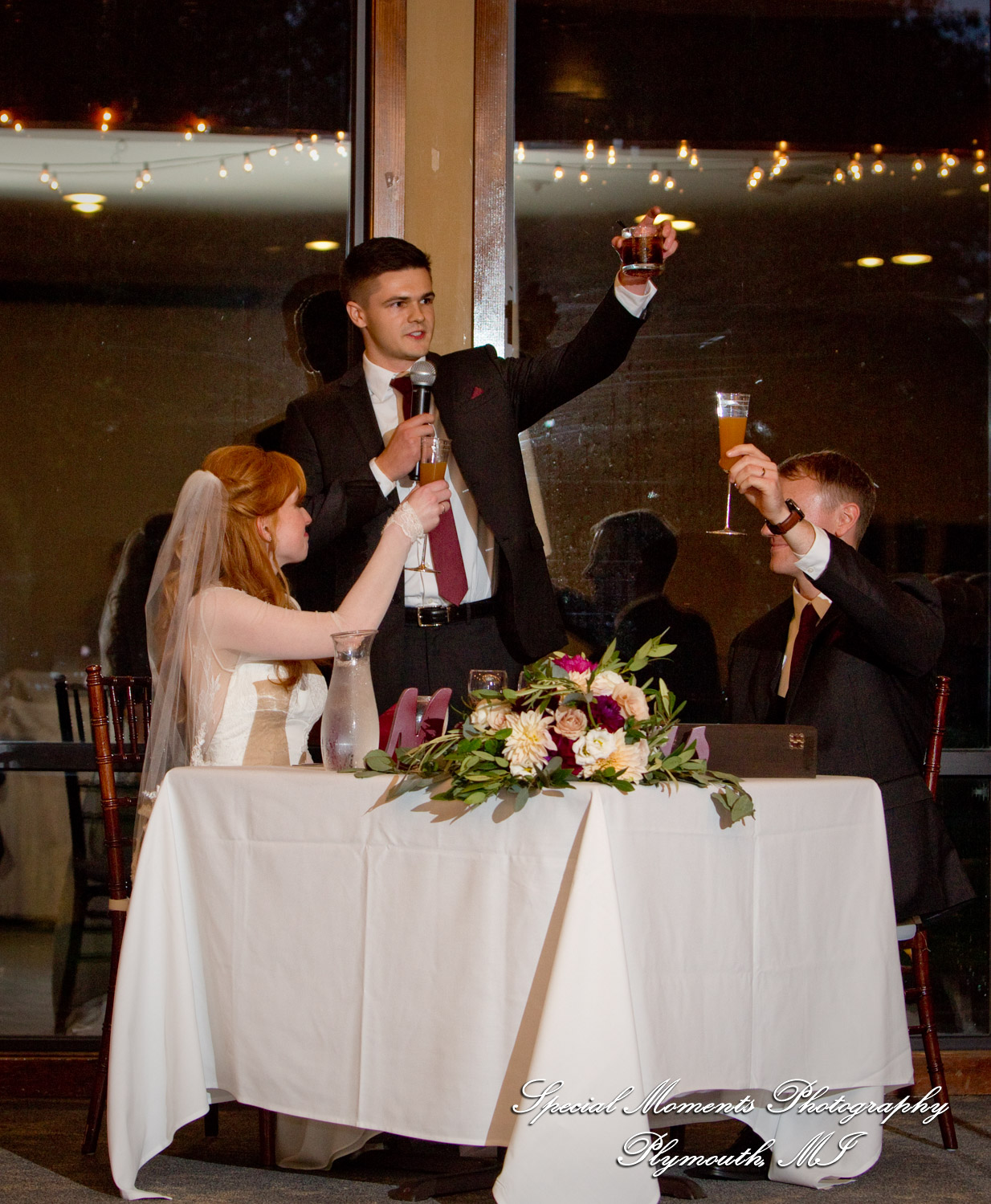Heather & Clark at Stonebridge Golf Club Ann Arbor MI wedding photograph