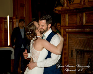 Andrea & Jonathan at The Whitney Detroit MI wedding photograph