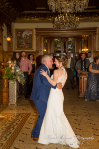 Andrea & Jonathan at The Whitney Detroit MI wedding photograph