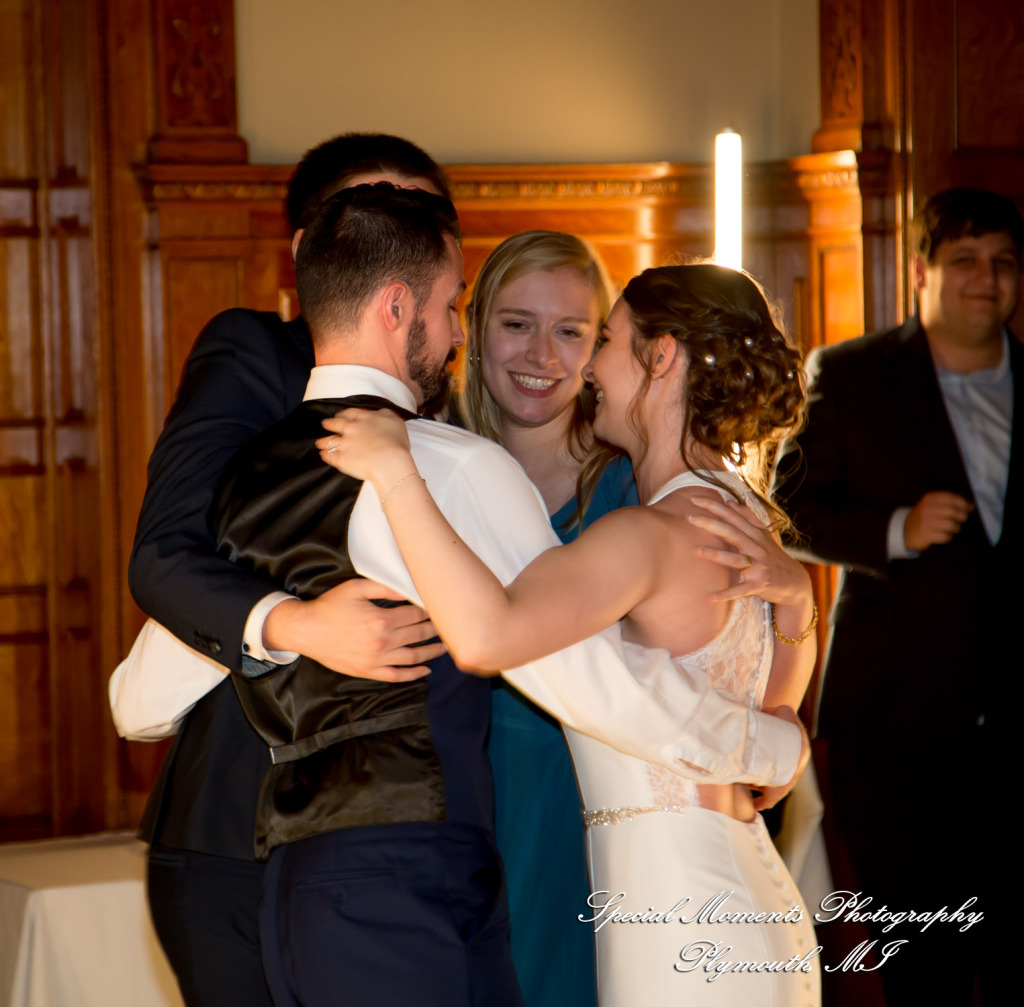 Andrea & Jonathan at The Whitney Detroit MI wedding photograph