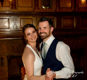 Andrea & Jonathan at The Whitney Detroit MI wedding photograph