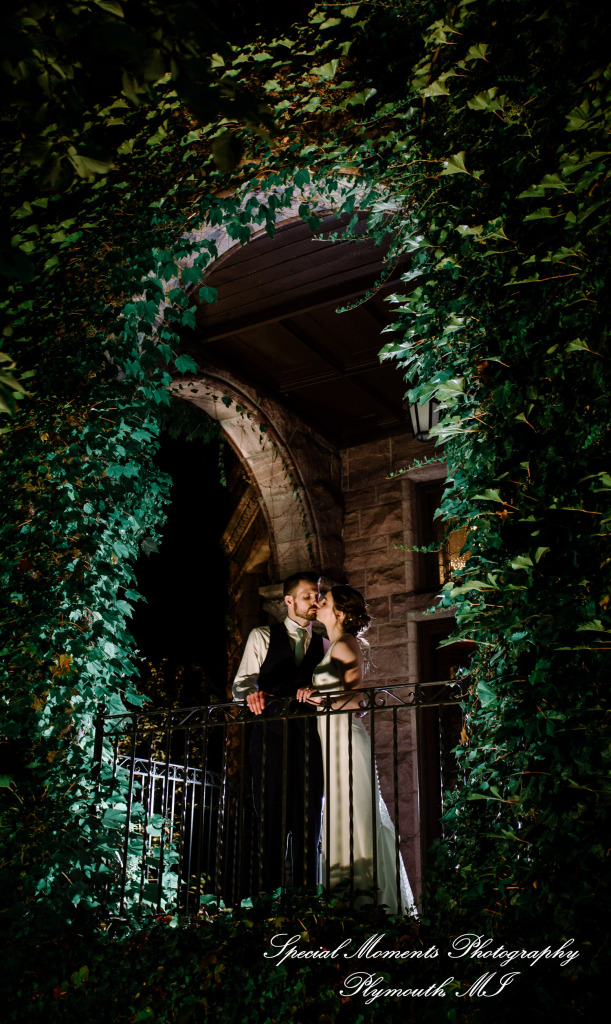 Andrea & Jonathan at The Whitney Detroit MI wedding photograph