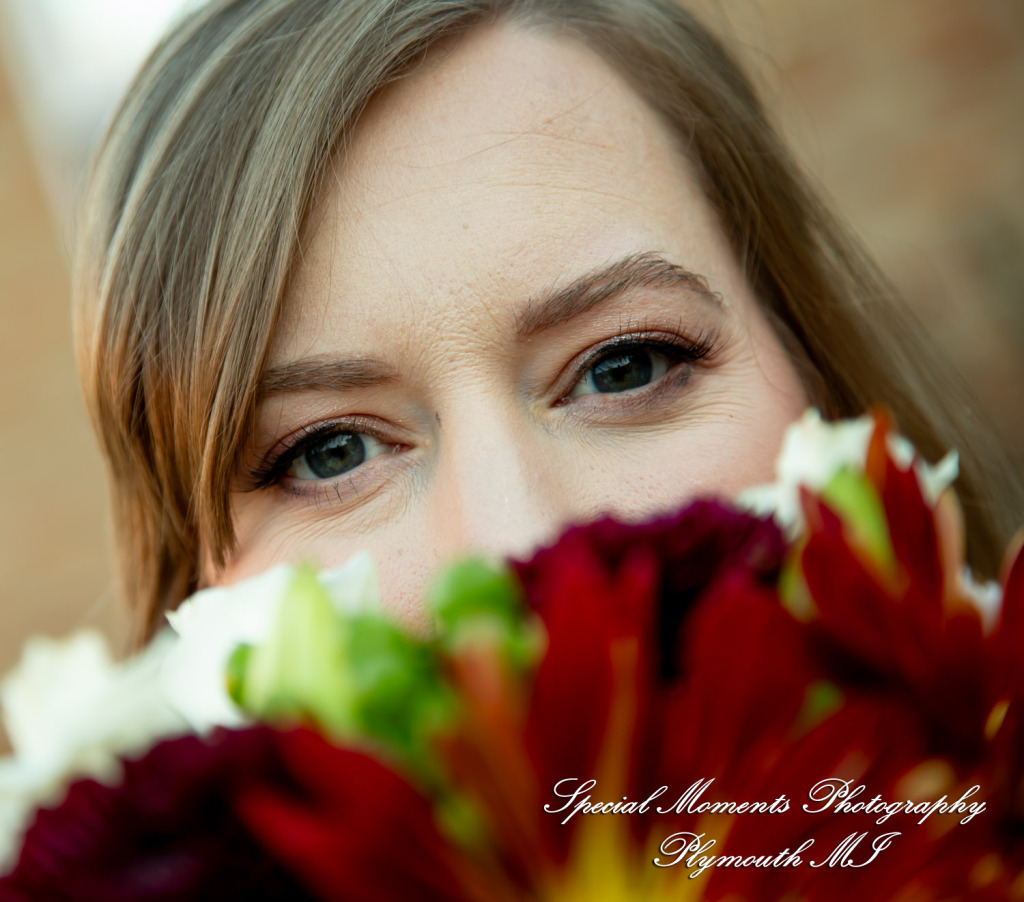 Julianne & Sean at Newburg United Methodist Livonia MI wedding photograph