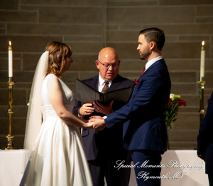 Julianne & Sean at Newburg United Methodist Livonia MI wedding photograph