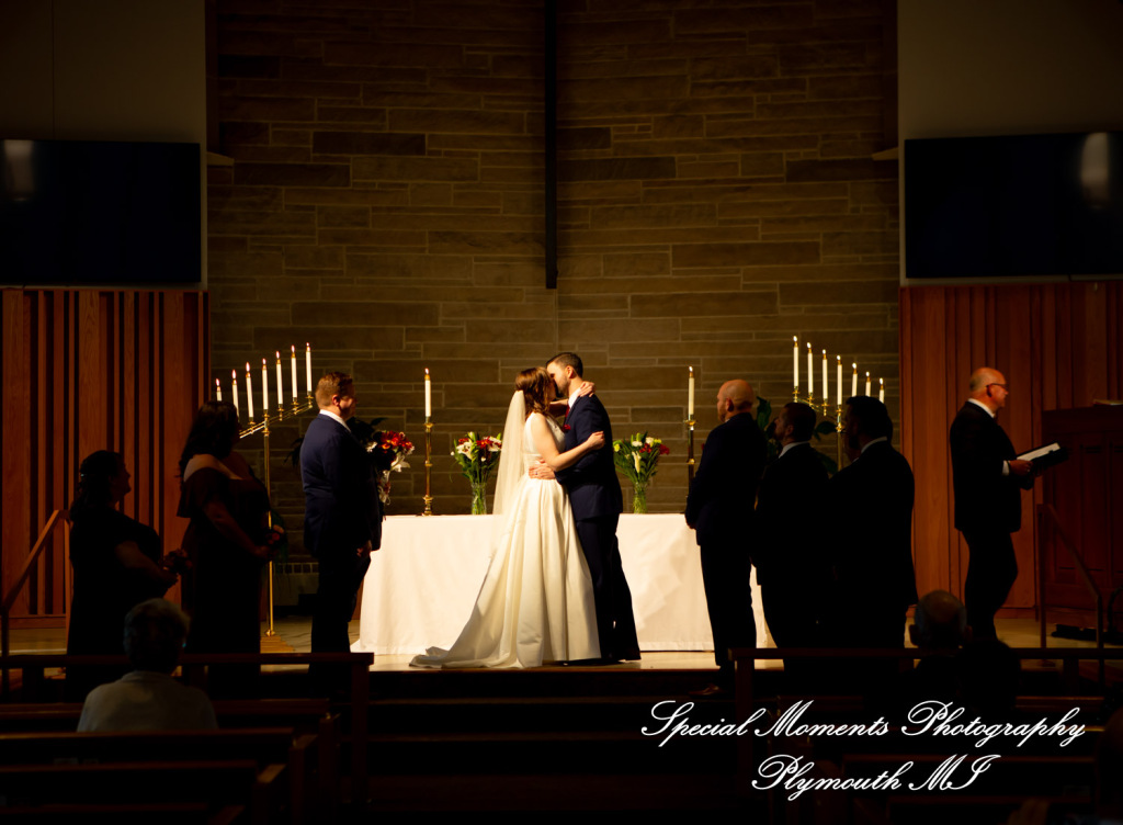 Julianne & Sean at Newburg United Methodist Livonia MI wedding photograph