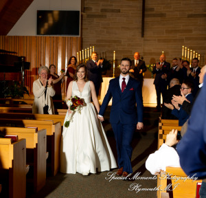 Julianne & Sean at Newburg United Methodist Livonia MI wedding photograph