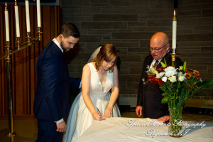 Julianne & Sean at Newburg United Methodist Livonia MI wedding photograph