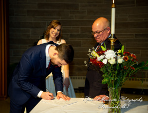 Julianne & Sean at Newburg United Methodist Livonia MI wedding photograph