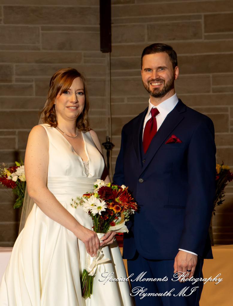 Julianne & Sean at Newburg United Methodist Livonia MI wedding photograph
