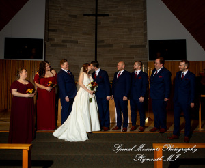 Julianne & Sean at Newburg United Methodist Livonia MI wedding photograph