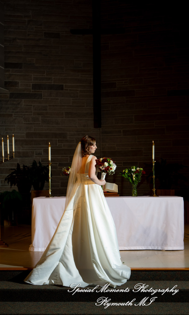 Julianne & Sean at Newburg United Methodist Livonia MI wedding photograph