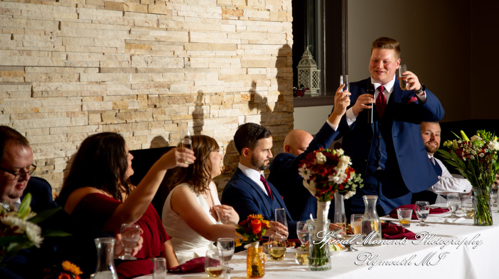 Julianne & Sean at One Under Banquet Hall Livonia MI wedding photograph