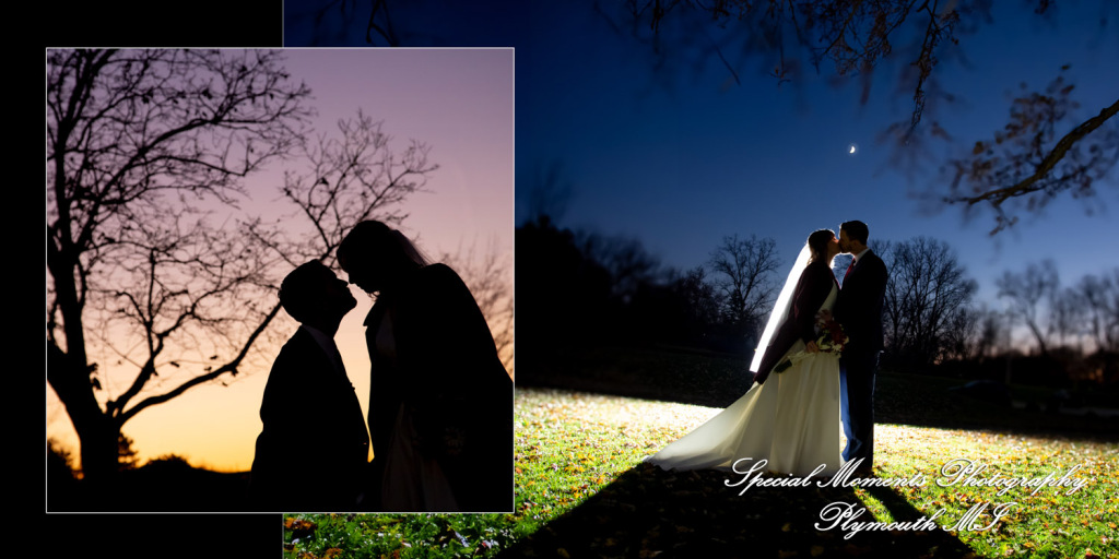 Sean & Julianne at One Under Banquet Hall Livonia MI wedding album photograph