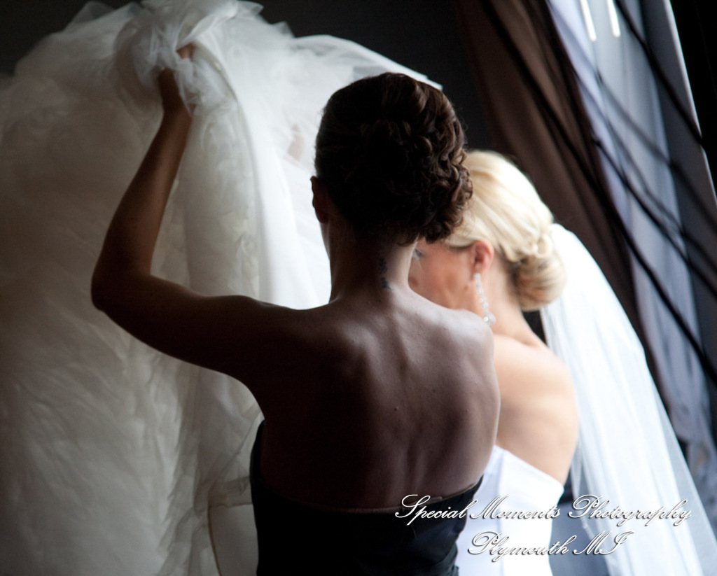 5 Star - Stephanie & Korey at Crystal Gardens Southgate MI wedding photography Shoe Shot