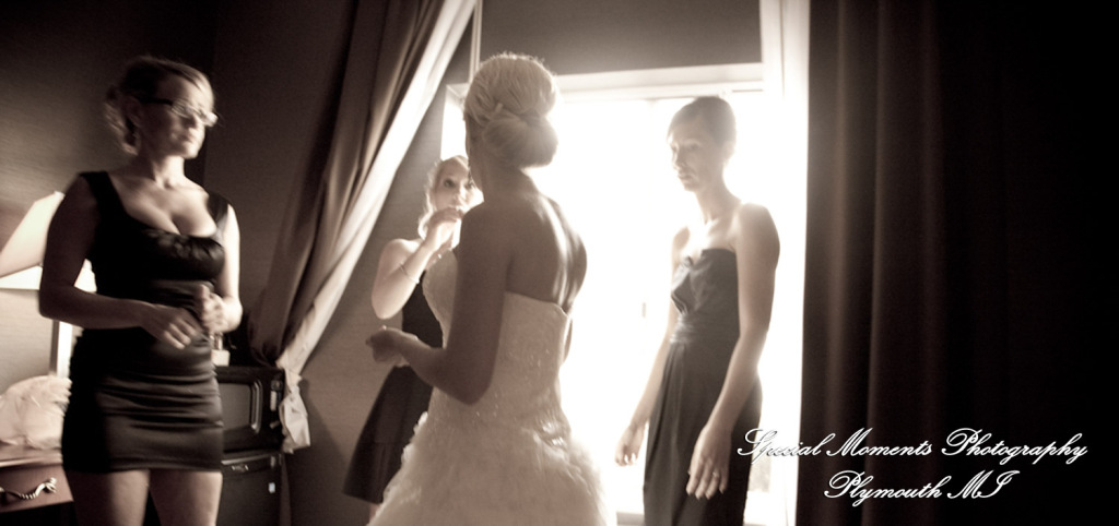 5 Star - Stephanie & Korey at Crystal Gardens Southgate MI wedding photography Shoe Shot