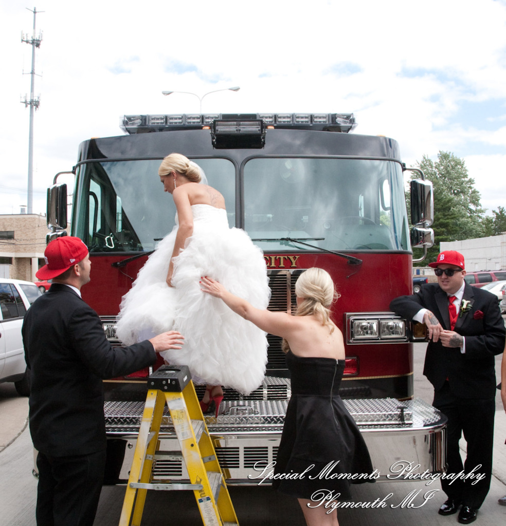 5 Star - Stephanie & Korey at Crystal Gardens Southgate MI wedding photography Shoe Shot