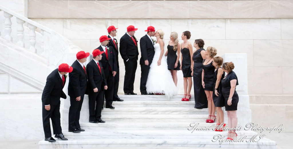 5 Star - Stephanie & Korey at Crystal Gardens Southgate MI wedding photography Shoe Shot