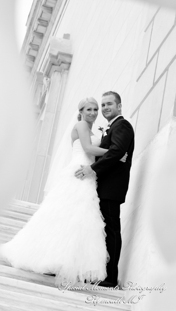 5 Star - Stephanie & Korey at Crystal Gardens Southgate MI wedding photography Shoe Shot