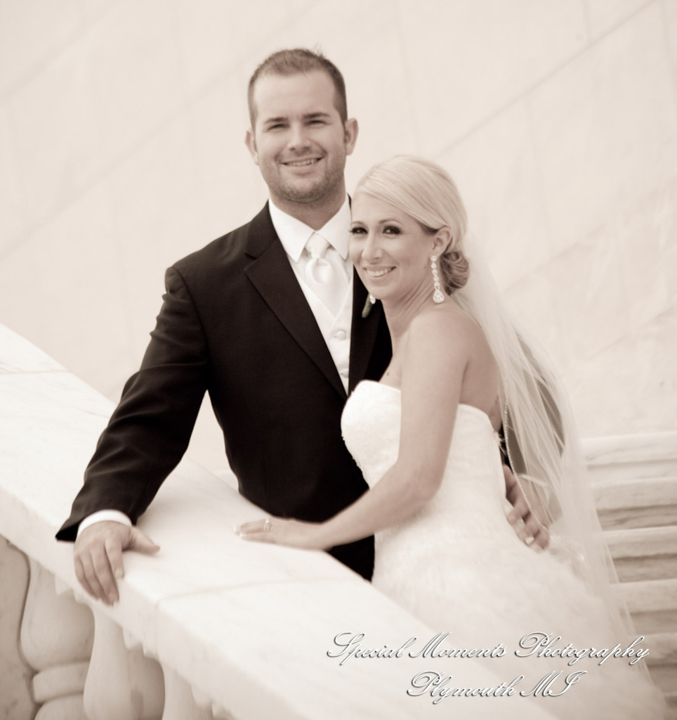 5 Star - Stephanie & Korey at Crystal Gardens Southgate MI wedding photography Shoe Shot