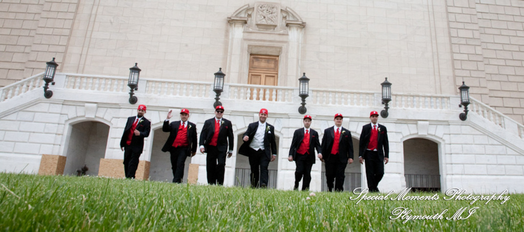 5 Star - Stephanie & Korey at Crystal Gardens Southgate MI wedding photography Shoe Shot