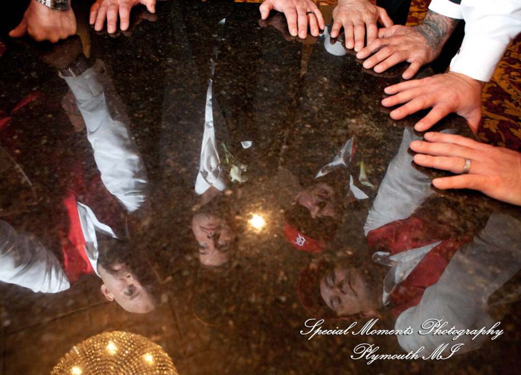 5 Star - Stephanie & Korey at Crystal Gardens Southgate MI wedding photography Shoe Shot