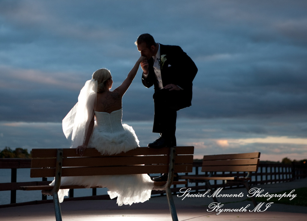 5 Star - Stephanie & Korey at Crystal Gardens Southgate MI wedding photography Shoe Shot