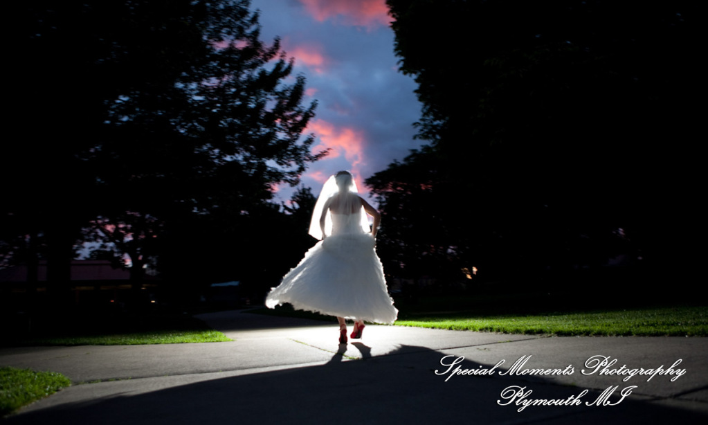 5 Star - Stephanie & Korey at Crystal Gardens Southgate MI wedding photography Shoe Shot
