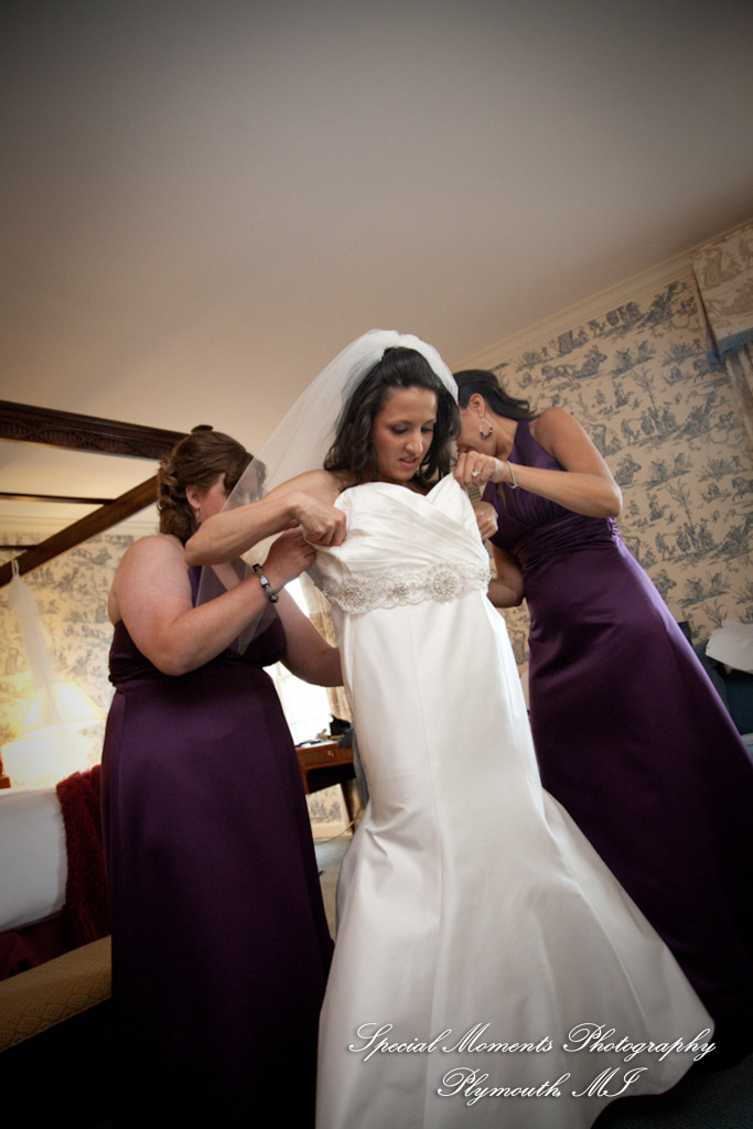 Marsha & Patrick at Townsend Hotel Birmingham MI wedding photograph